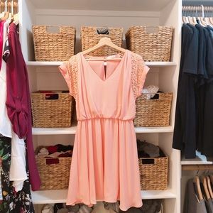 Peach dress!